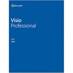 MS Visio Pro 2019 32/64 French Africa-Caribbean OEM DVD